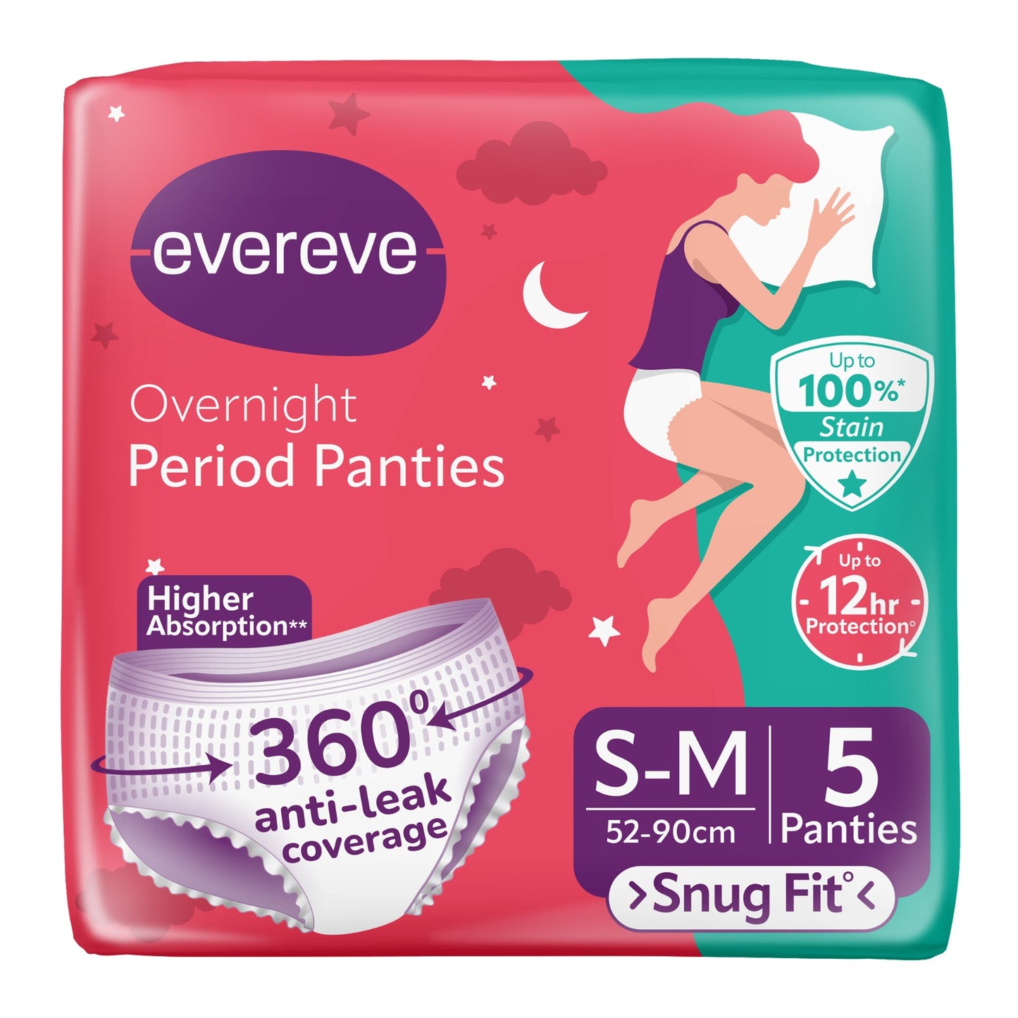 Evereve Period Panties 5's Sample Pack