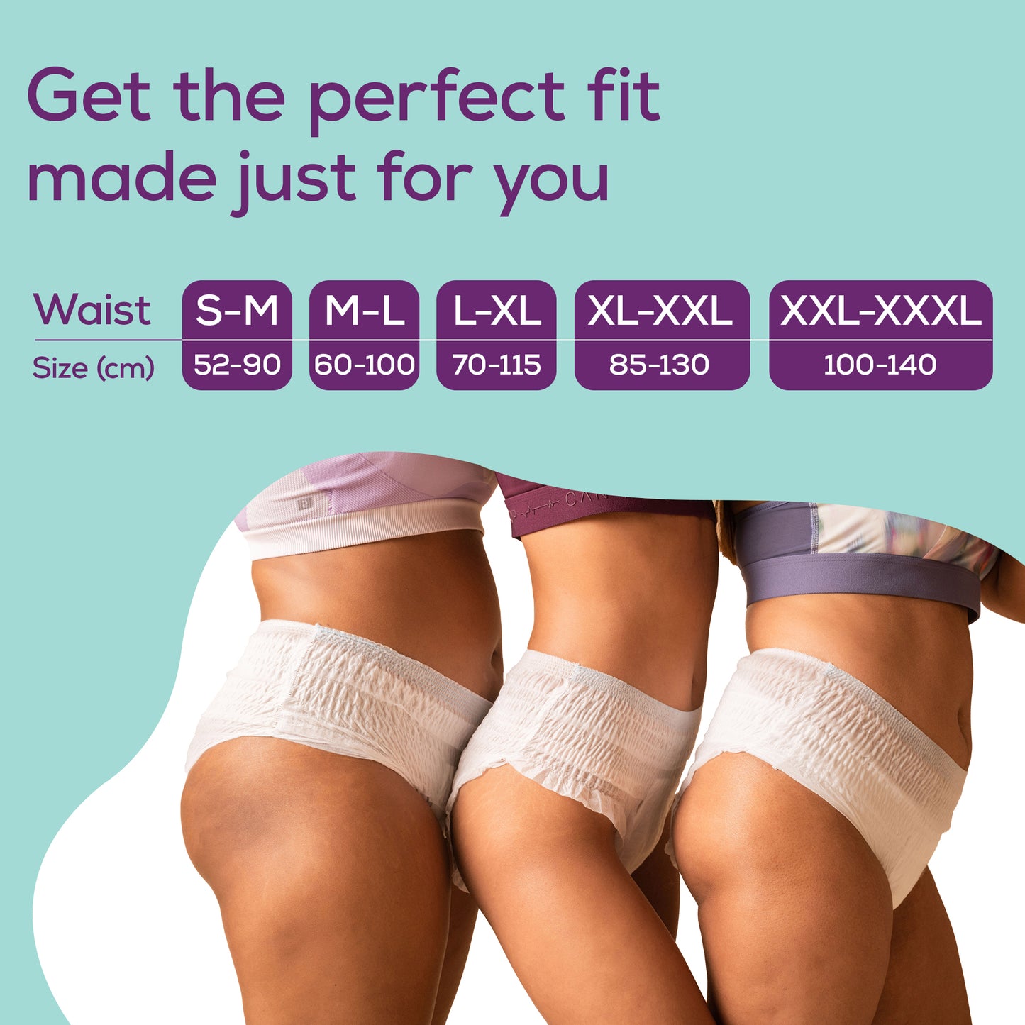 Evereve Ultra Absorbent Disposable Period Panties, L-XL, 10's Pack
