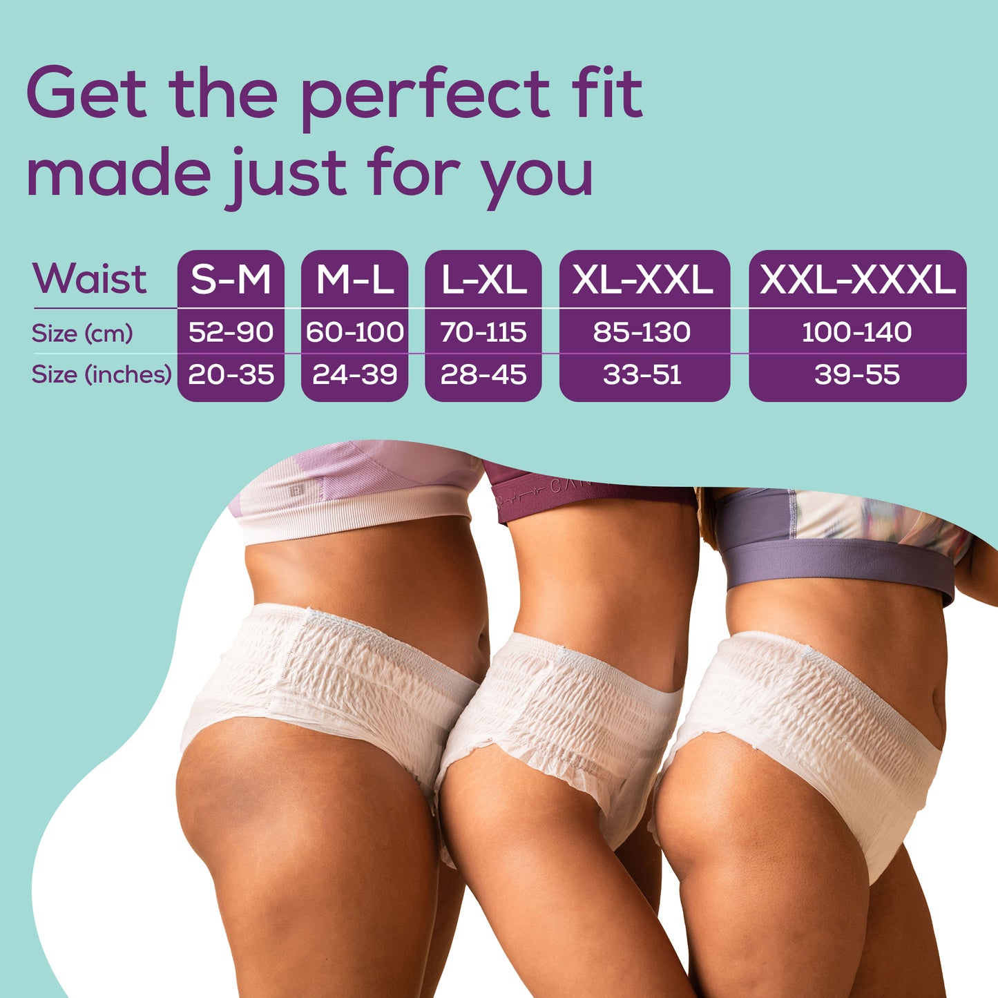 Evereve Period Panty For Girls & Women, (M-L), 10 Pcs, 360 Degree Coverage, 0% Leaks, High Absorbency For Heavy Flow, Maternity Delivery Pads, Postpartum & Overnight Protection, Disposable Panty