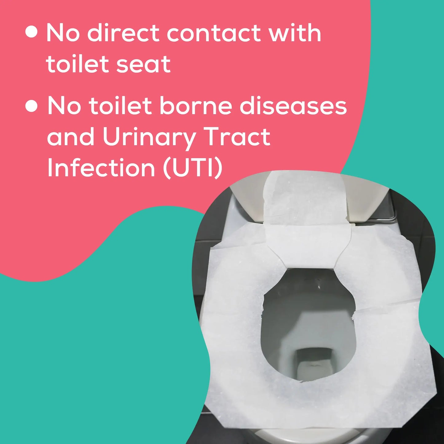 Evereve Disposable Paper Toilet Seat Covers, 40's Pack