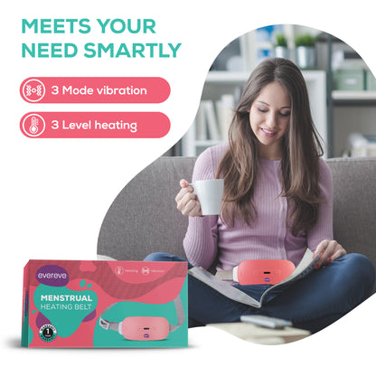 Evereve Electric Heating Pad and Menstrual Massager with Belt, 1 Pc
