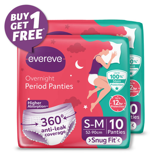 Overnight Period Panties,10's, Buy 1 Get 1