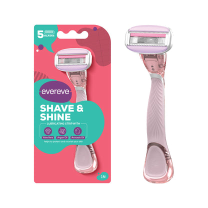 Evereve Shave & Shine 5 blade Razor, 1 Pc
