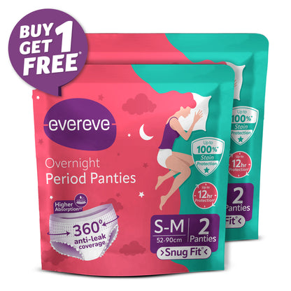 Overnight Period Panties,2's,Buy 1 Get 1