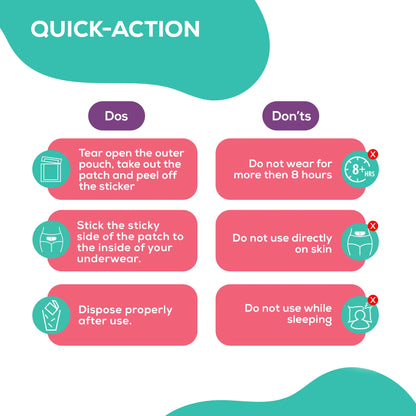 Evereve Period Pain Relief Heat Patches, 3's Pack