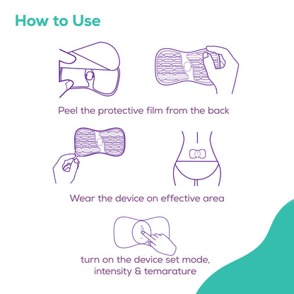 Evereve Elegant TENS Massager for Menstrual Pain Relief, 1 Pc