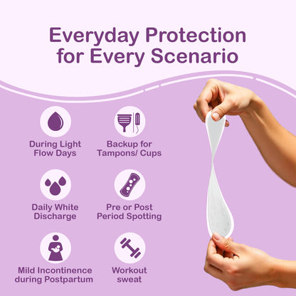 Evereve Dailywear Panty Liners for Women, 180mm, Pack of 60