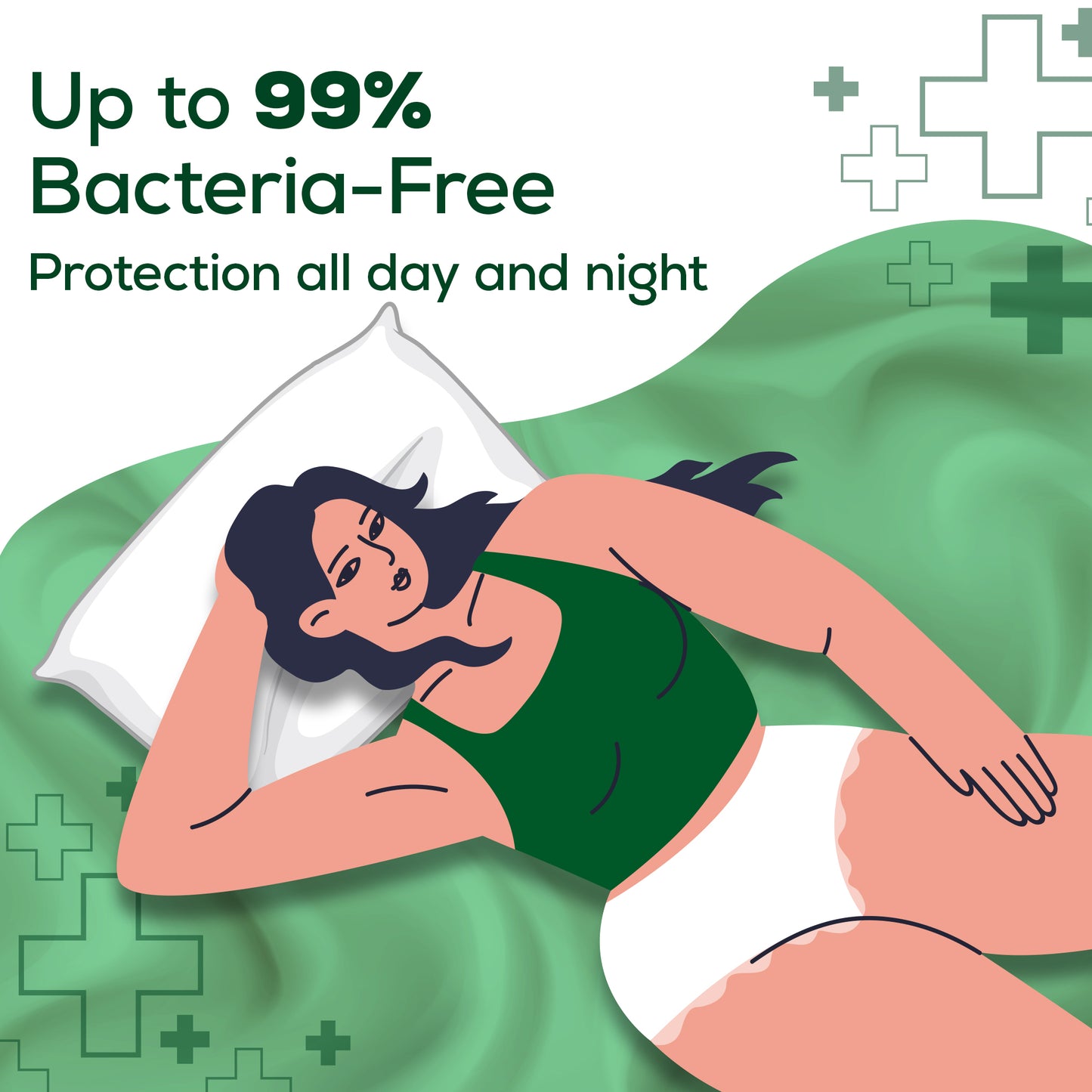 Evereve Anti Bacteria Period Panty for Girls & Women 5s