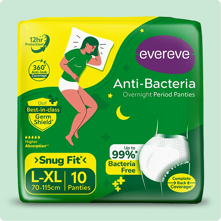 Anti-Bacteria Overnight Period Panties