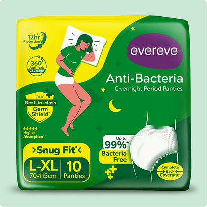Anti-Bacteria Overnight Period Panties