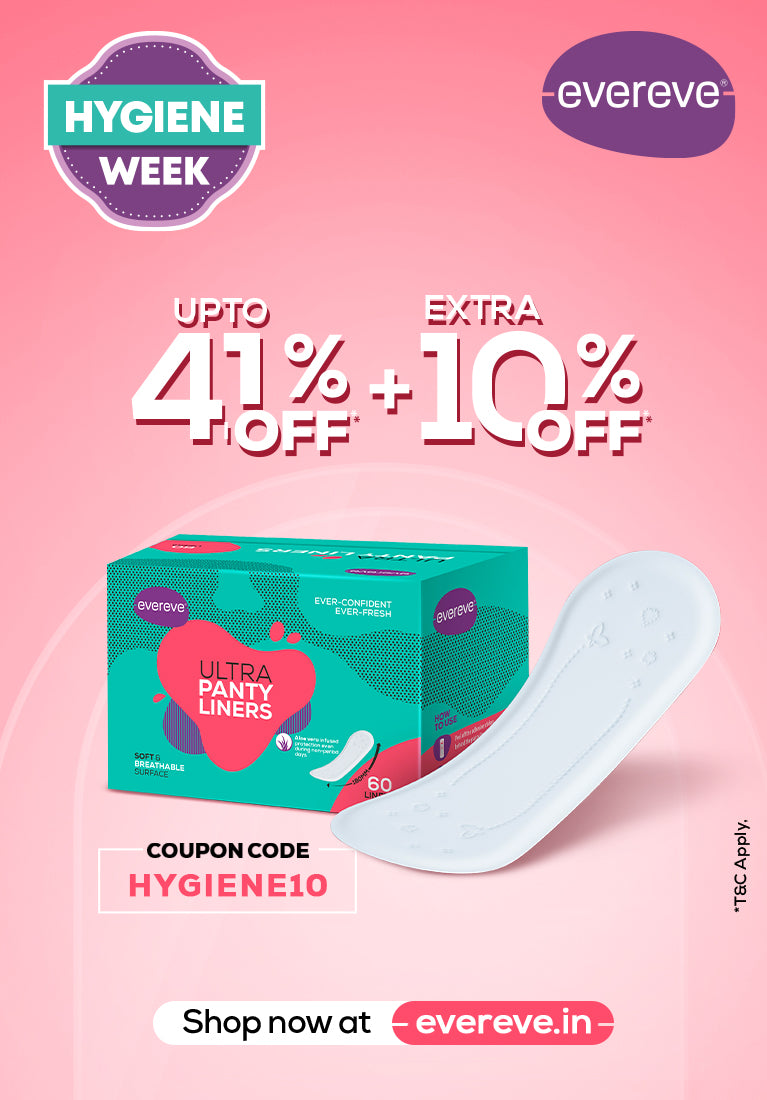 Buy EverEve Ultra Absorbent Disposable Period Panties, S-M, 3x2's Pack, 0%  Leaks, Sanitary protection for women & Girls, Maternity Delivery Pads, 360°  Protection, Postpartum & Overnight use, Heavy Flow Online at Low