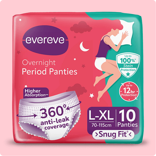 Evereve Period Panties 5's Sample Pack