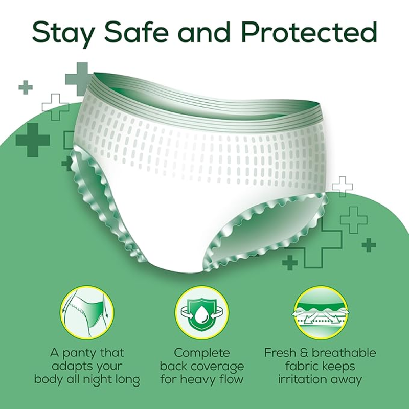 Anti-Bacteria Overnight Period Panties